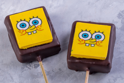 Splendid SpongeBob Cake Pops - Between The Pages Blog
